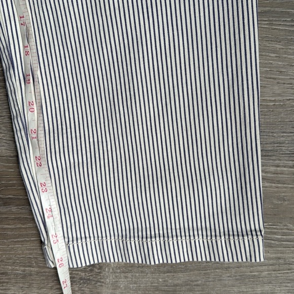 NEW Madewell Emmett Wide-Leg Crop Pant Yarn-Dyed Stripe: Welt Pocket Edition 23 - Picture 9 of 12